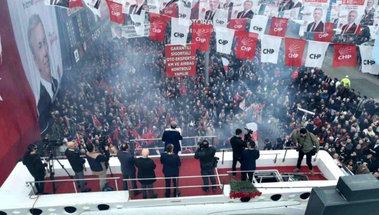 CHP Genel Başkanı Özgür Özel, Etimesgut’ta seçim koordinasyon merkezinin açılışına katıldı