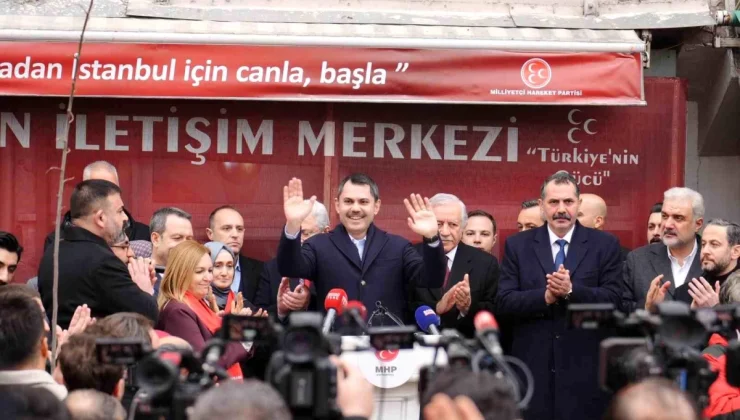 AK Parti İBB Başkan Adayı Murat Kurum Bayrampaşa’da konuştu