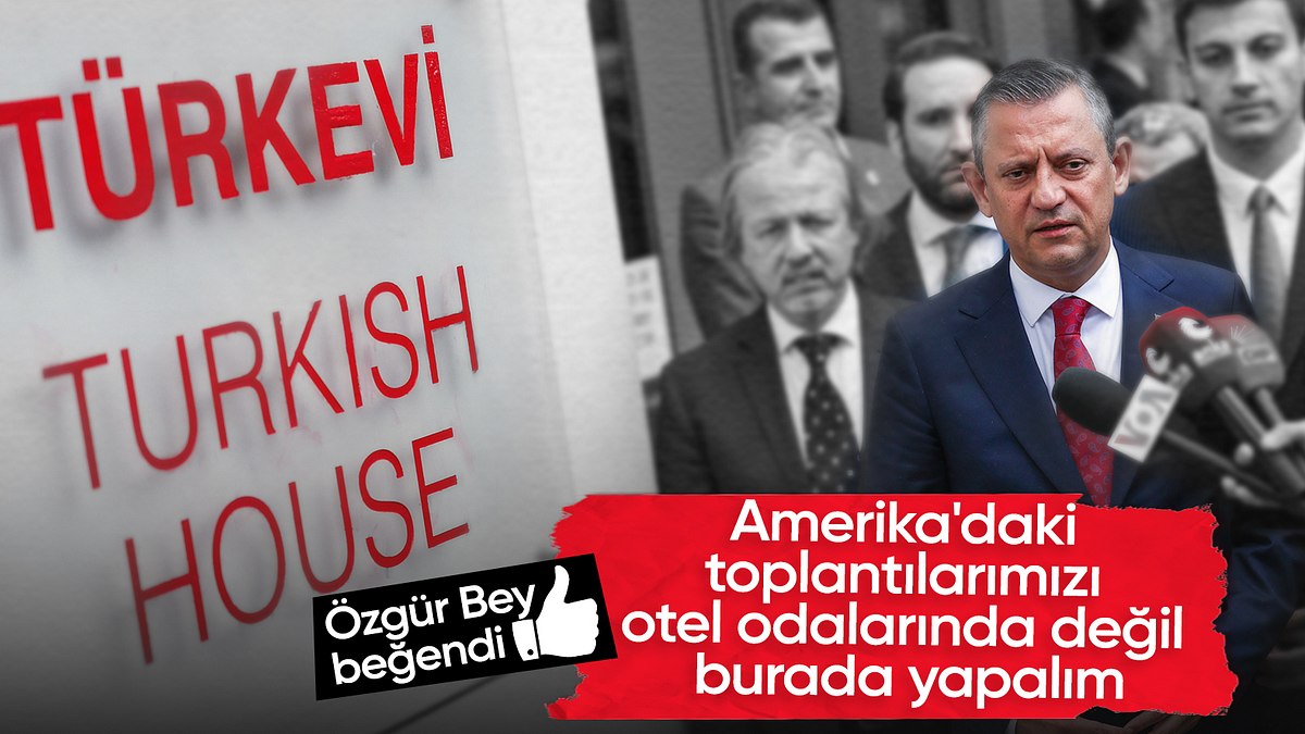 CHP Genel Başkanı Özgür Özel Türkevi’nde