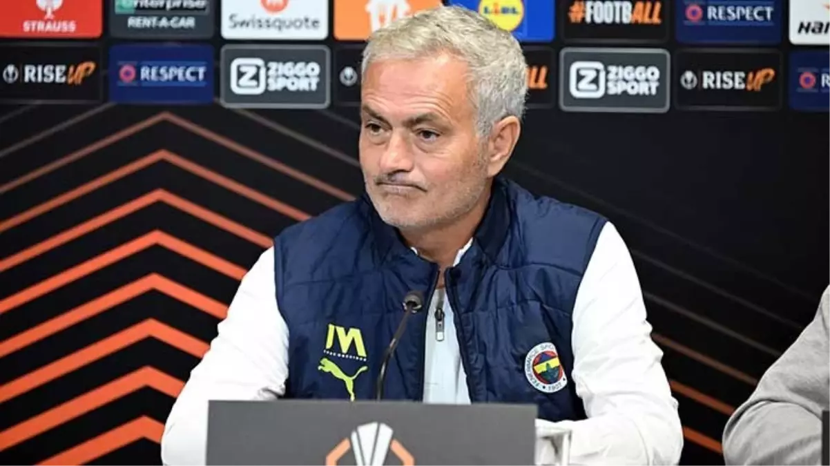 Mourinho’dan “Fenerbahçe’ye geldiğinize pişman mısınız?” sorusuna olay yanıt